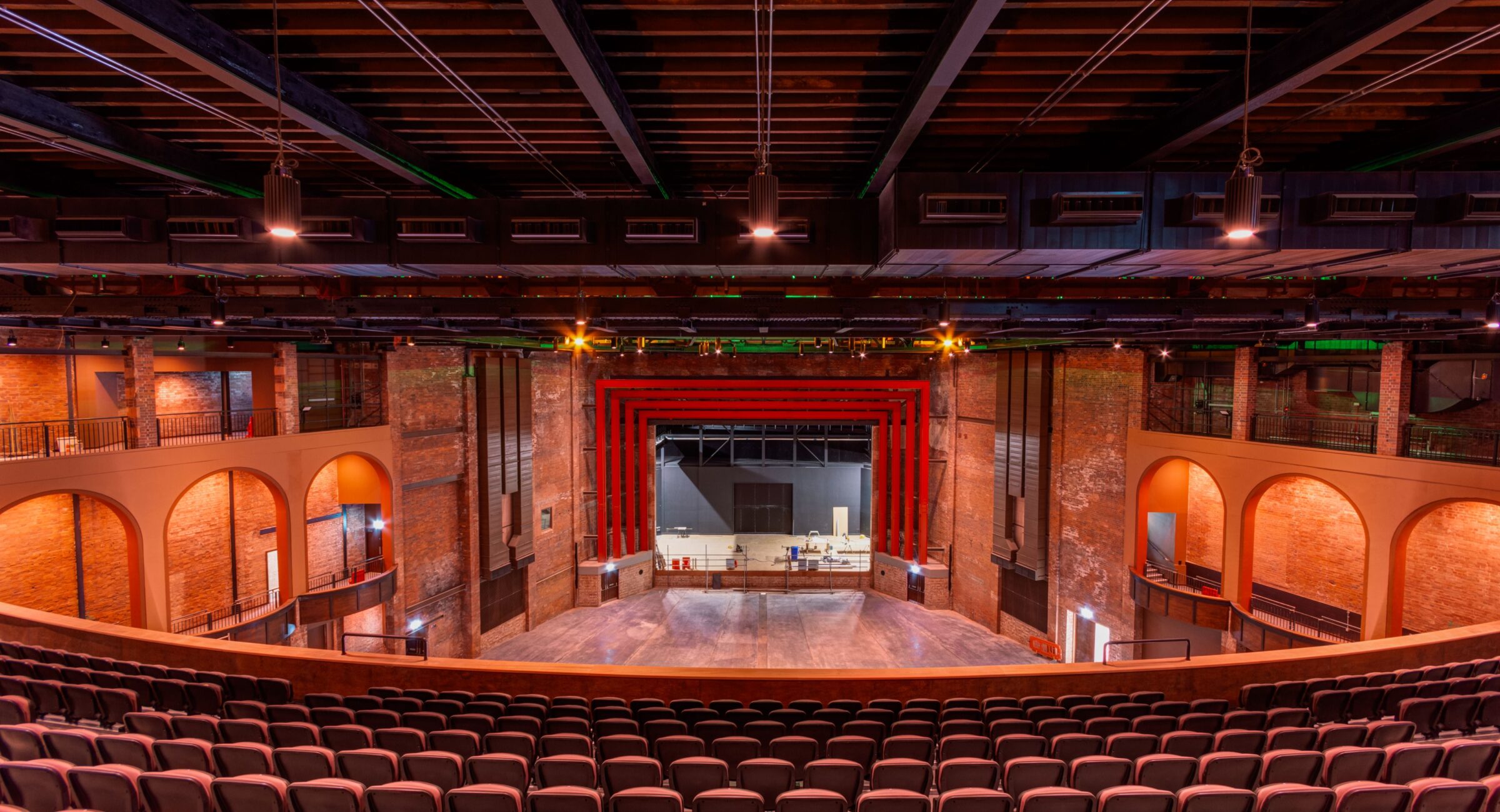 An image of the main auditrorium at Bradford Live take from the circle.